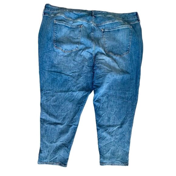 a.n.a. High Rise Skinny Split Hem Stretch Blue Jeans 30W Plus Size Casual NWT‎ - Picture 8 of 9